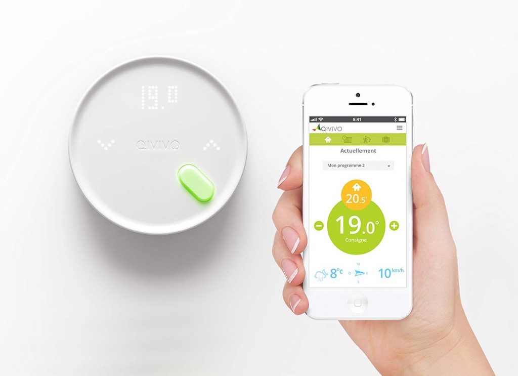 Gestion de la consommation avec le thermostat connecté Qivivo